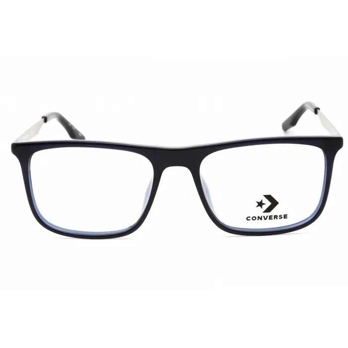 Converse Rings Converse Mens Eyeglasses Crystal Obsidian Rectangular Full Rim Frame CV8006 411