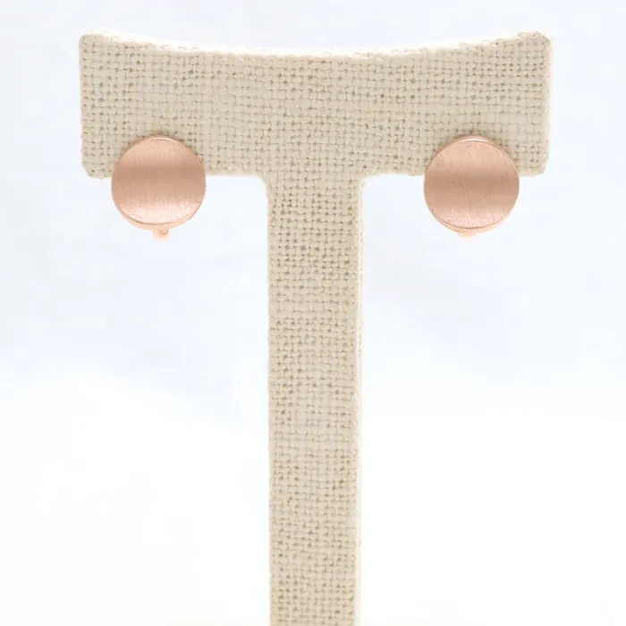 Curved Circle Huggie Earrings from J Shop Earrings