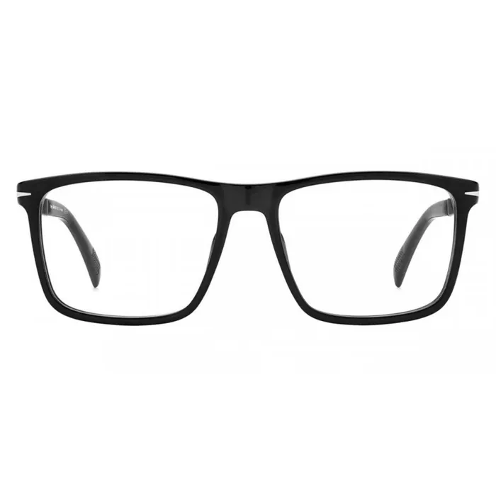 David Beckham David Beckham Mens Eyeglasses Matte BlackSilver Full Rim Frame DB1094 0SUB Rings