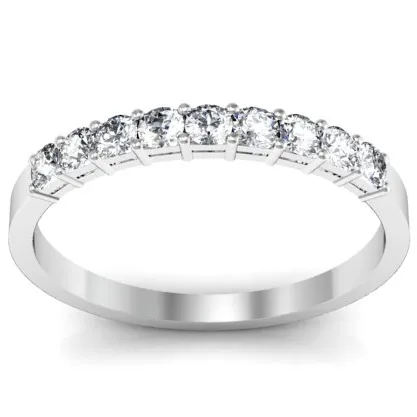 deBebians Rings 033cttw Prong Set Round Diamond Wedding Ring
