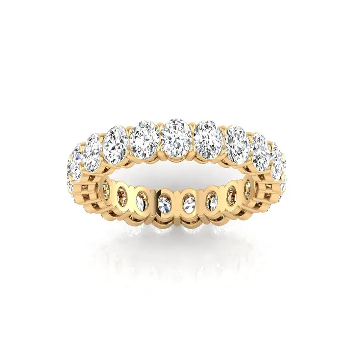 deBebians Rings Oval Lab Grown Diamond Eternity Ring 315cttw