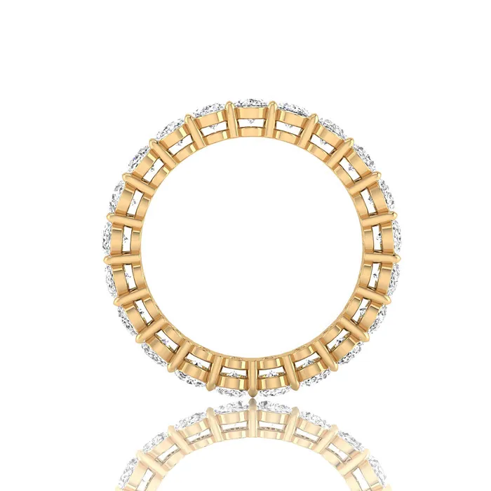 deBebians Rings Oval Lab Grown Diamond Eternity Ring 315cttw