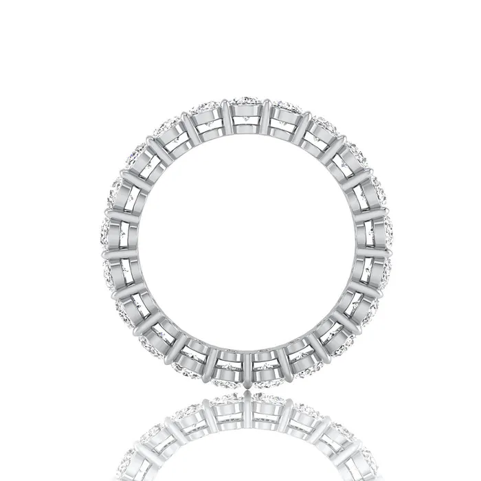deBebians Rings Oval Lab Grown Diamond Eternity Ring 315cttw