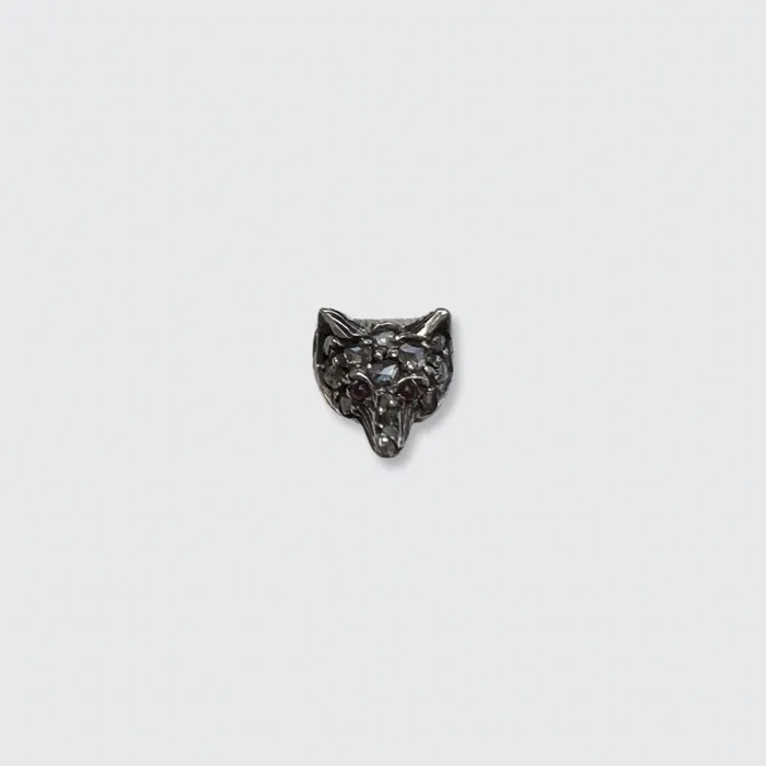 Earrings 21stfinds RoseCut Diamond Fox Earring Stickpin Conversion