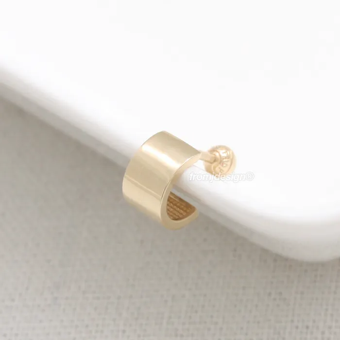 Earrings 5mm Wide Flat Tube Ear Piercing from J Shop