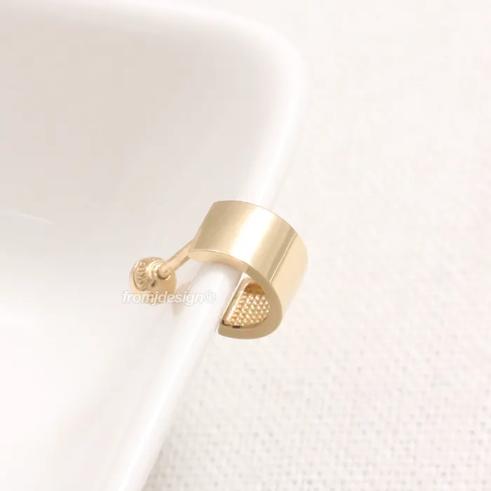 Earrings 5mm Wide Flat Tube Ear Piercing from J Shop