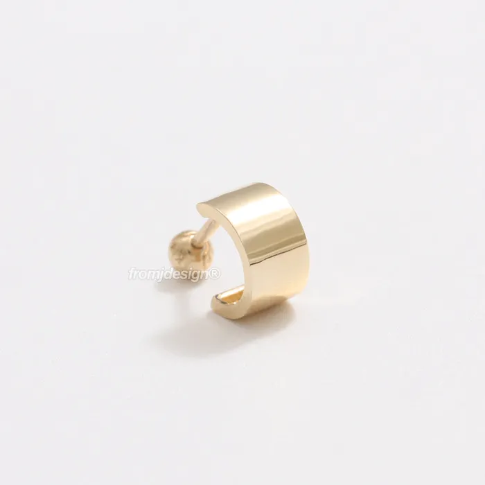 Earrings 5mm Wide Flat Tube Ear Piercing from J Shop