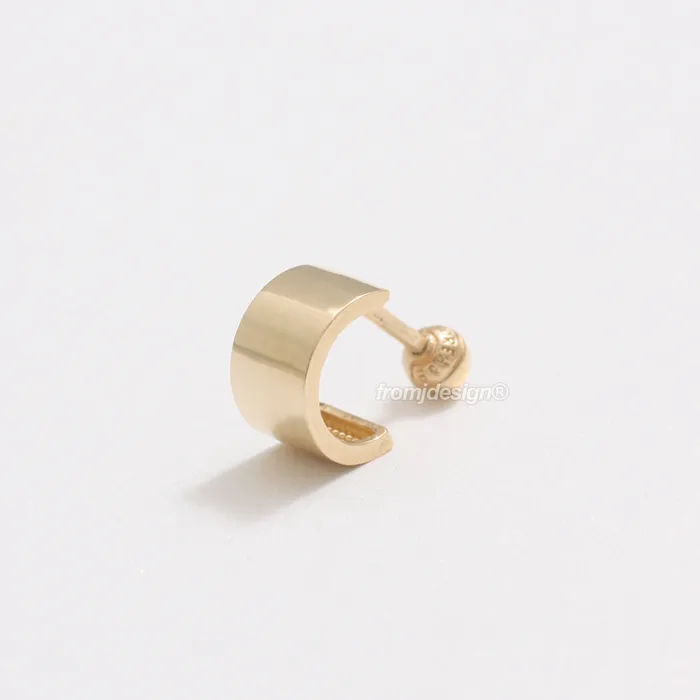 Earrings 5mm Wide Flat Tube Ear Piercing from J Shop