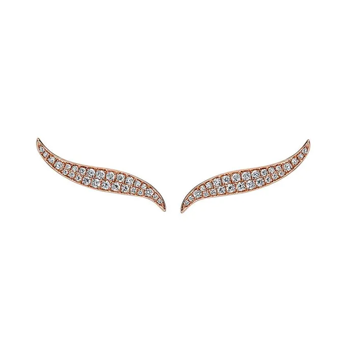 Earrings DIAMOND PETAL EARRINGS anitako