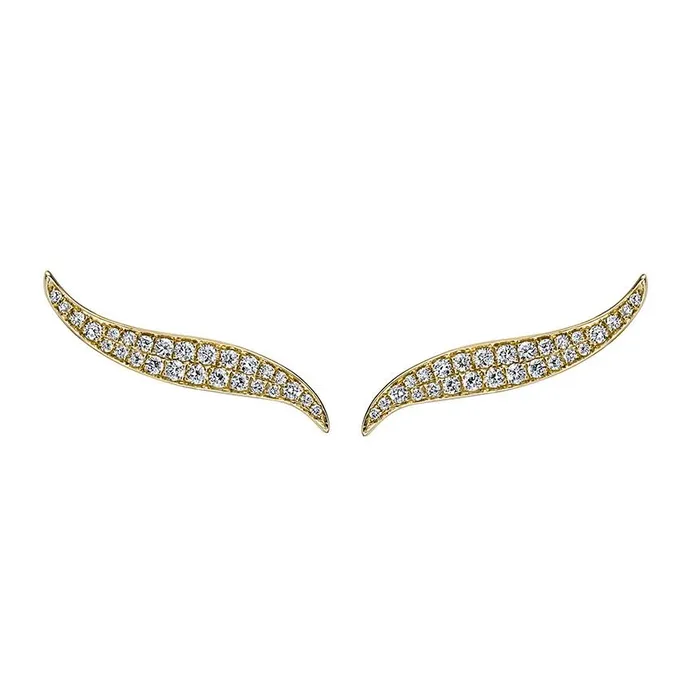 Earrings DIAMOND PETAL EARRINGS anitako