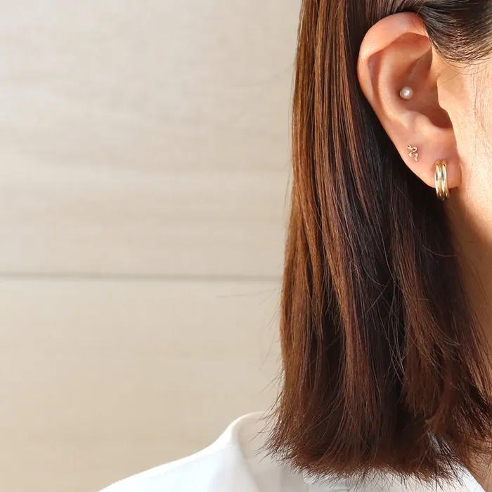 Earrings Tiny Snake Ear Piercing from J Shop