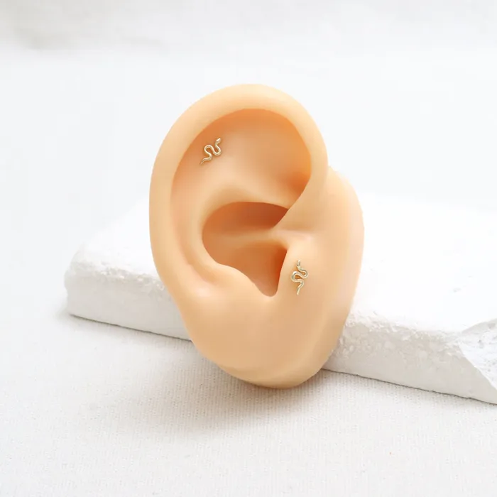 Earrings Tiny Snake Ear Piercing from J Shop