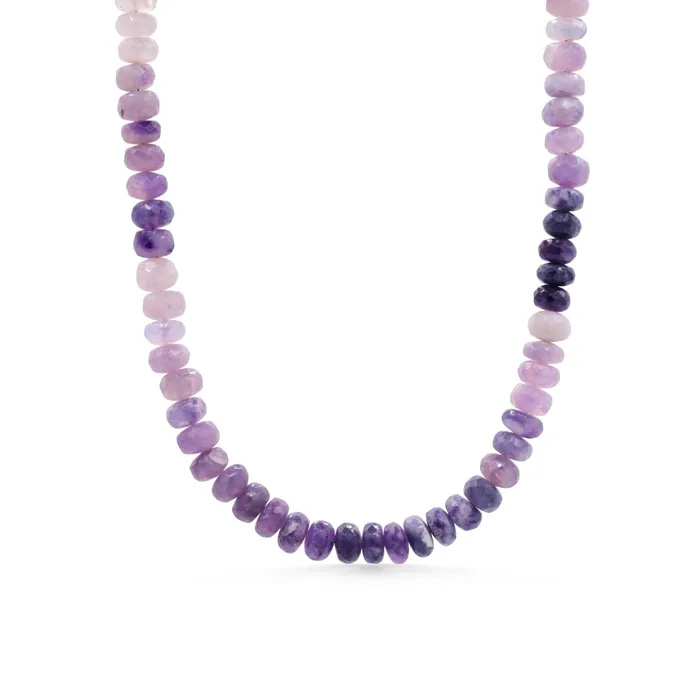 Earthly Abundance Necklaces Purple Tiffany Opal Necklace