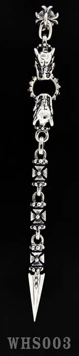 Face 2 Face Gargoyle with Formee Ring Cross Links and Dagger Wallet Hanger DCJ Rings