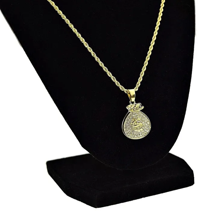 Flat Micro Money Bag Gold Finish Rope Chain Necklace 24 Bling Cartel Admin Necklaces Flat Micro Money Bag Gold Finish Rope Chain Necklace 24 Bling Cartel Admin Necklaces