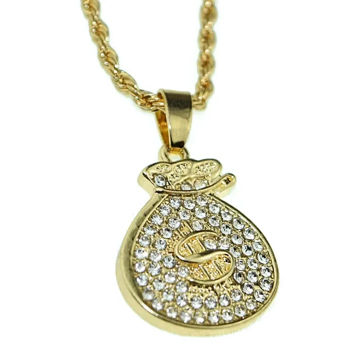 Flat Micro Money Bag Gold Finish Rope Chain Necklace 24 Bling Cartel Admin Necklaces Flat Micro Money Bag Gold Finish Rope Chain Necklace 24 Bling Cartel Admin Necklaces