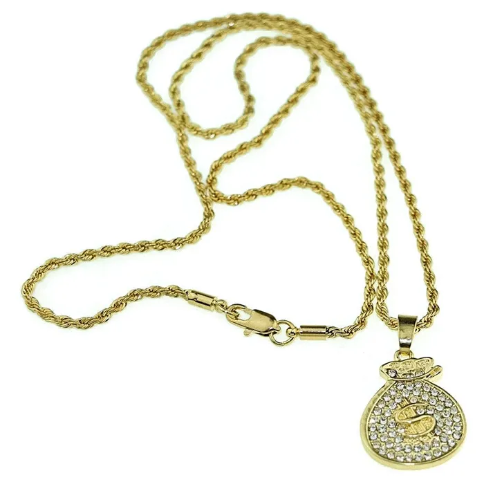 Flat Micro Money Bag Gold Finish Rope Chain Necklace 24 Bling Cartel Admin Necklaces Flat Micro Money Bag Gold Finish Rope Chain Necklace 24 Bling Cartel Admin Necklaces