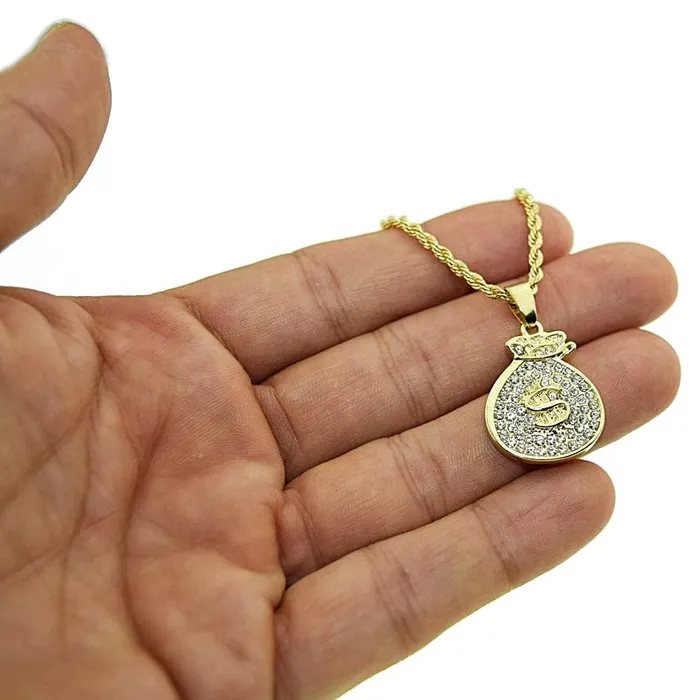 Flat Micro Money Bag Gold Finish Rope Chain Necklace 24 Bling Cartel Admin Necklaces Flat Micro Money Bag Gold Finish Rope Chain Necklace 24 Bling Cartel Admin Necklaces
