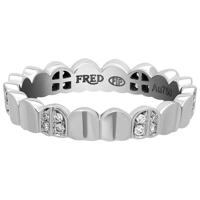 Fred of Paris Rings Fred of Paris Womens Ring Une Ile Dor Diamond Arc WG Size 65 4B0777053 Fred of Paris Rings Fred of Paris Womens Ring Une Ile Dor Diamond Arc WG Size 65 4B0777053