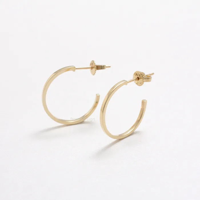 from J Shop Circle Hoop Earrings Earrings