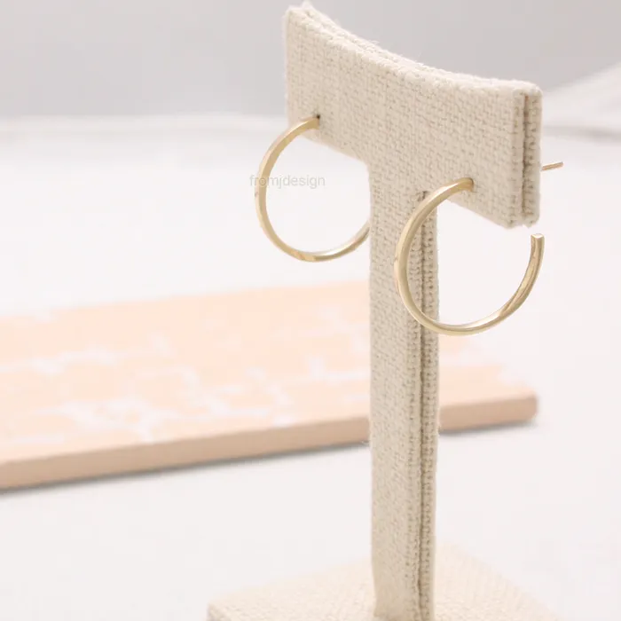 from J Shop Circle Hoop Earrings Earrings