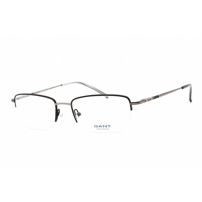 Gant Mens Eyeglasses Half Rim BlackSilver Rectangular Shaped Frame GAA577 Z43 Gant Rings Gant Mens Eyeglasses Half Rim BlackSilver Rectangular Shaped Frame GAA577 Z43 Gant Rings