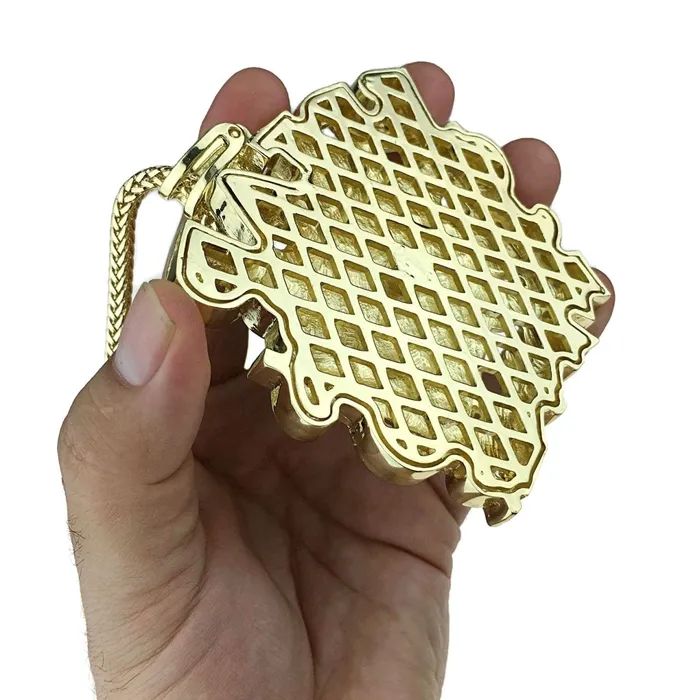 Huge Bread Winner Gold Finish Franco Chain 36 Necklace Bling Cartel Admin Necklaces