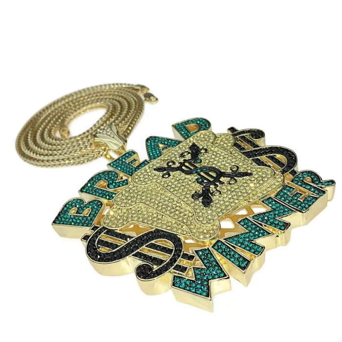 Huge Bread Winner Gold Finish Franco Chain 36 Necklace Bling Cartel Admin Necklaces