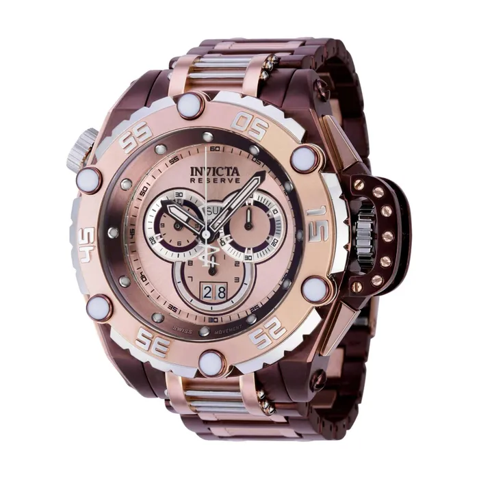 Invicta Earrings Invicta Mens Chrono Watch Reserve Flying Fox Rose Gold Silver Brown Dial 39550 Invicta Earrings Invicta Mens Chrono Watch Reserve Flying Fox Rose Gold Silver Brown Dial 39550