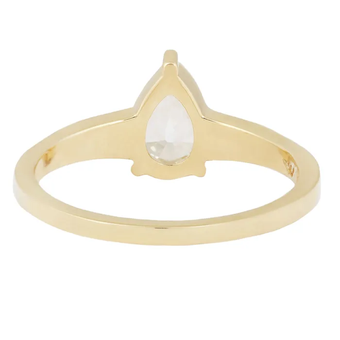Lauren Wolf Jewelry Rings Pointed Pear Diamond Ring