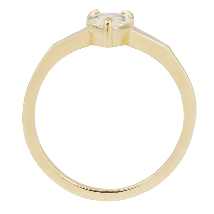 Lauren Wolf Jewelry Rings Pointed Pear Diamond Ring
