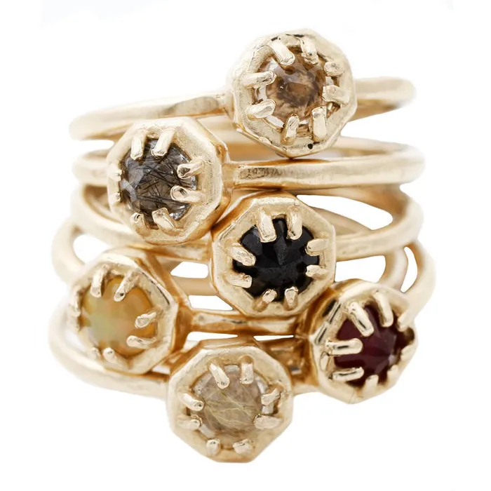 Lauren Wolf Jewelry Tiny Ruby Ring Rings
