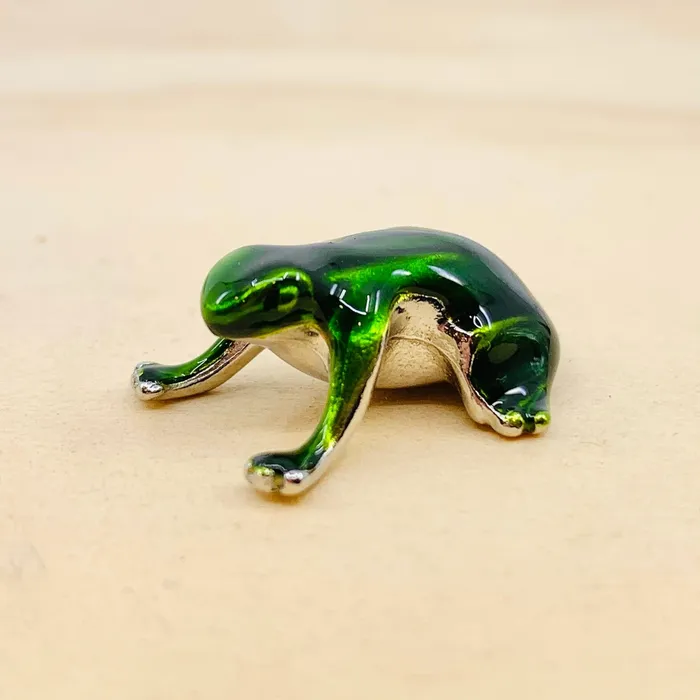Lucky Little Frog Pocket Charm PT52 GANZ Charm Necklaces Lucky Little Frog Pocket Charm PT52 GANZ Charm Necklaces