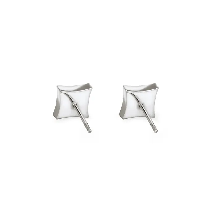 Luminary Stud Cremation Earrings in Sterling Silver closebymejewelry Earrings