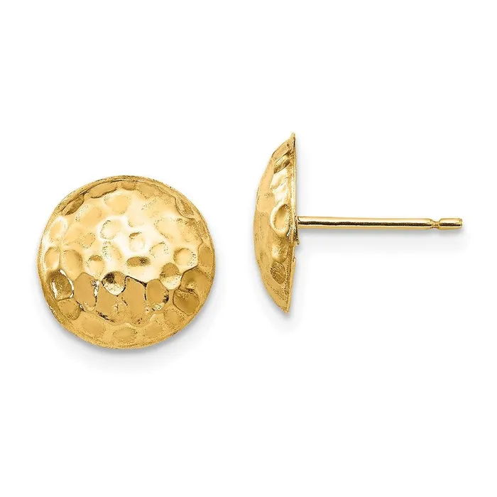Madi K Kids 14k Puffed Round Post Earrings Jewelry Earrings
