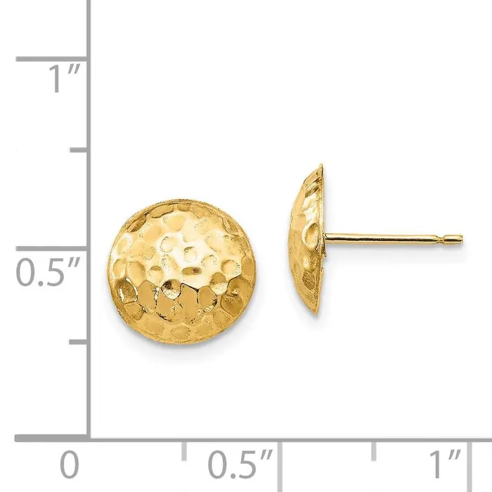 Madi K Kids 14k Puffed Round Post Earrings Jewelry Earrings Madi K Kids 14k Puffed Round Post Earrings Jewelry Earrings