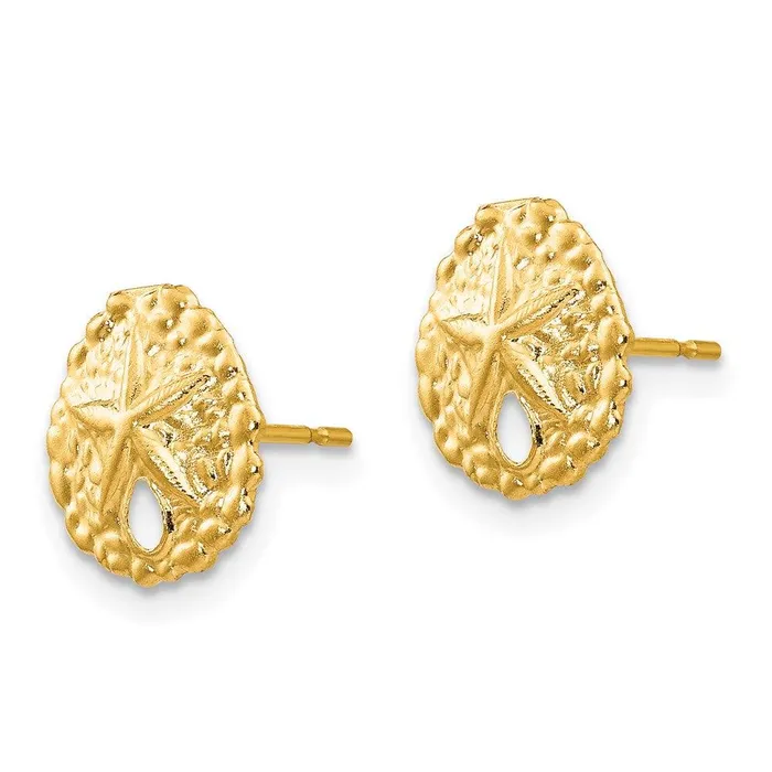 Madi K Kids 14k Sand Dollar Post Earrings Jewelry Earrings Madi K Kids 14k Sand Dollar Post Earrings Jewelry Earrings
