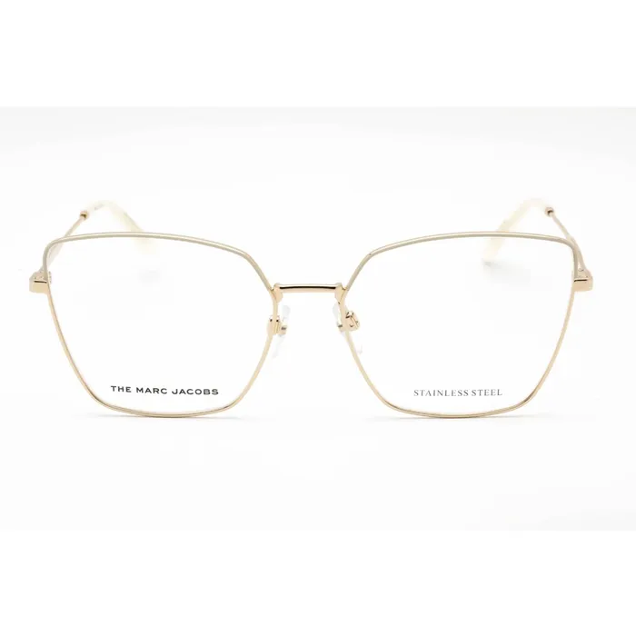 Marc Jacobs Earrings Marc Jacobs Womens Eyeglasses Gold Ivory Metal Cat Eye Frame MARC 561 0Y3R 00