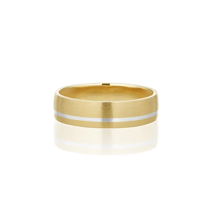 Marrow Fine Rings Inlay Mens Band