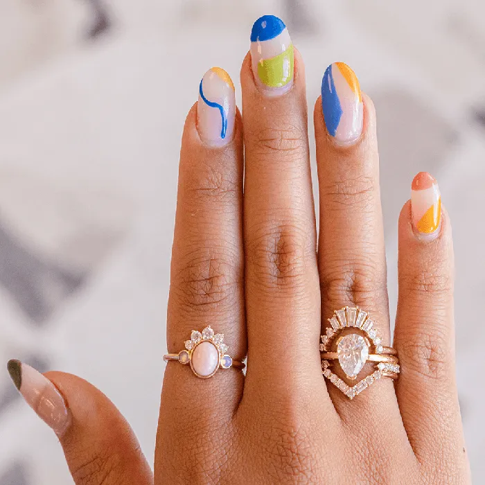 Marrow Fine Rings White Diamond Jaclyn Band Marrow Fine Rings White Diamond Jaclyn Band