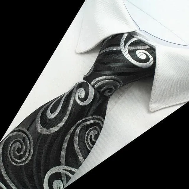 Necklaces GUSLESON Mens Fashion Plaid Paisley Design 100 Premium Quality Silk Ties Divine Inspiration Styles