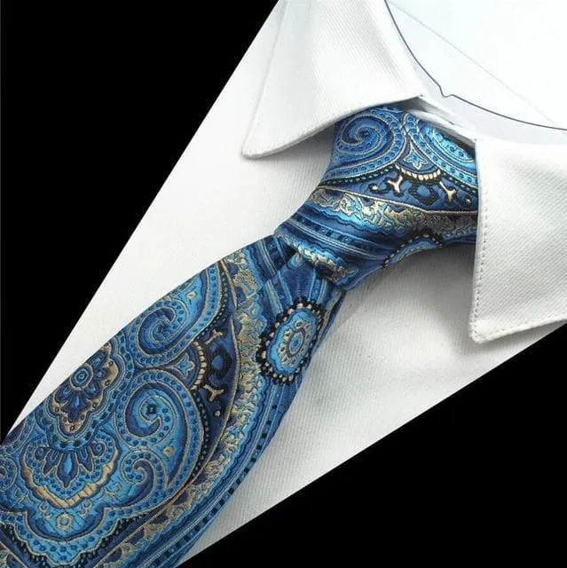 Necklaces GUSLESON Mens Fashion Plaid Paisley Design 100 Premium Quality Silk Ties Divine Inspiration Styles