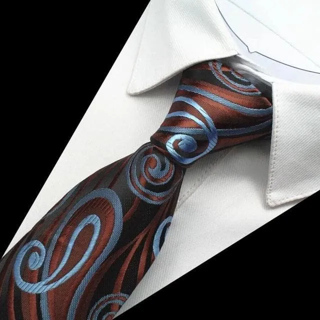 Necklaces GUSLESON Mens Fashion Plaid Paisley Design 100 Premium Quality Silk Ties Divine Inspiration Styles