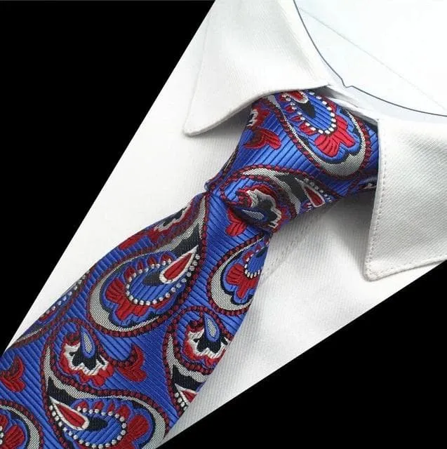 Necklaces GUSLESON Mens Fashion Plaid Paisley Design 100 Premium Quality Silk Ties Divine Inspiration Styles
