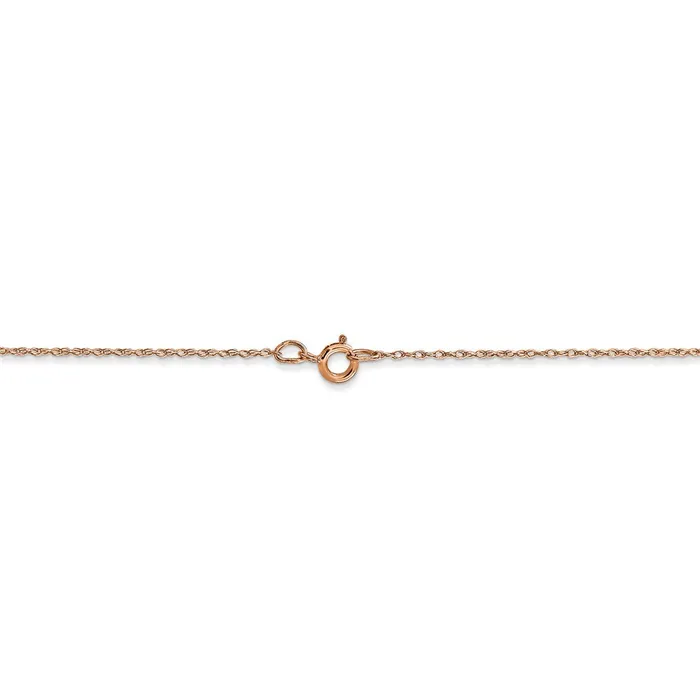Necklaces Jewelry 14k Rose Gold 5 mm Cable Rope Chain CARDED 5RR Necklaces Jewelry 14k Rose Gold 5 mm Cable Rope Chain CARDED 5RR