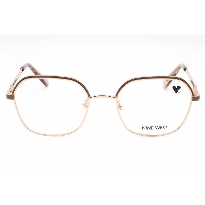Nine West Earrings Nine West Womens Eyeglasses MushroomRose Gold Geometric Metal Frame NW1103 275