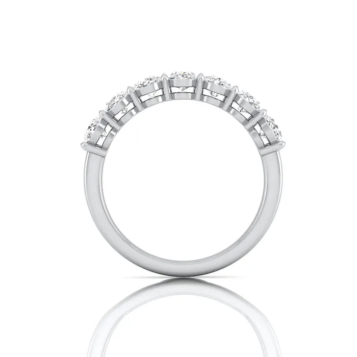 Oval Lab Grown Diamond Seven Stone Band 175cttw deBebians Rings