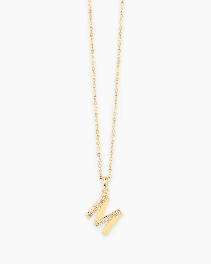 Penny Pairs Necklaces Letter Gold Necklace Penny Pairs Necklaces Letter Gold Necklace