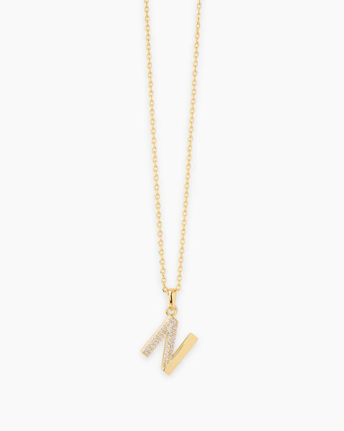 Penny Pairs Necklaces Letter Gold Necklace Penny Pairs Necklaces Letter Gold Necklace