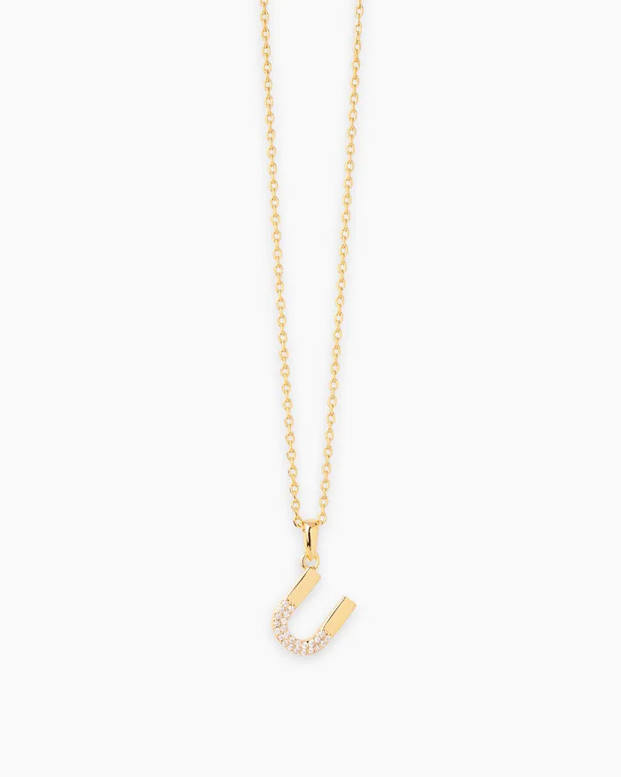 Penny Pairs Necklaces Letter Gold Necklace Penny Pairs Necklaces Letter Gold Necklace